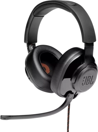 JBL Quantum 300 Wired Gaming Headphone - Black