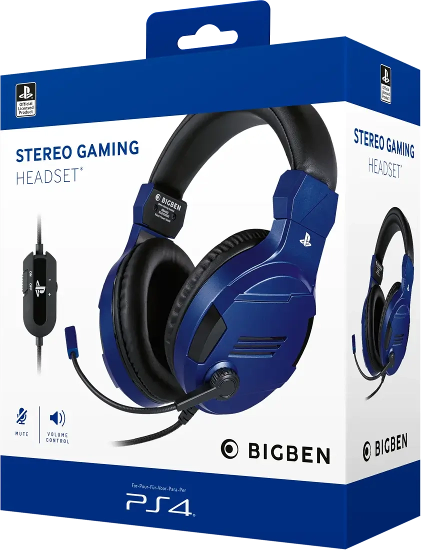 BIGBEN Wired Stereo Gaming Headset - Blue  for sale in Egypt from Games2Egypt