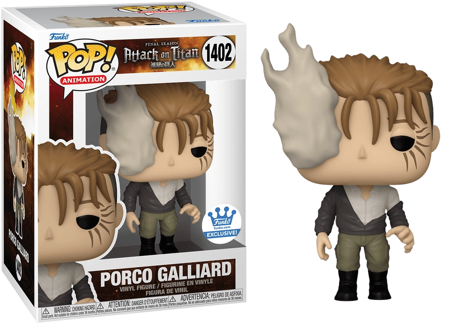 Funko Pop! Anime: Attack On Titan (AoT) - Porco Galliard  for sale in Egypt from Games2Egypt