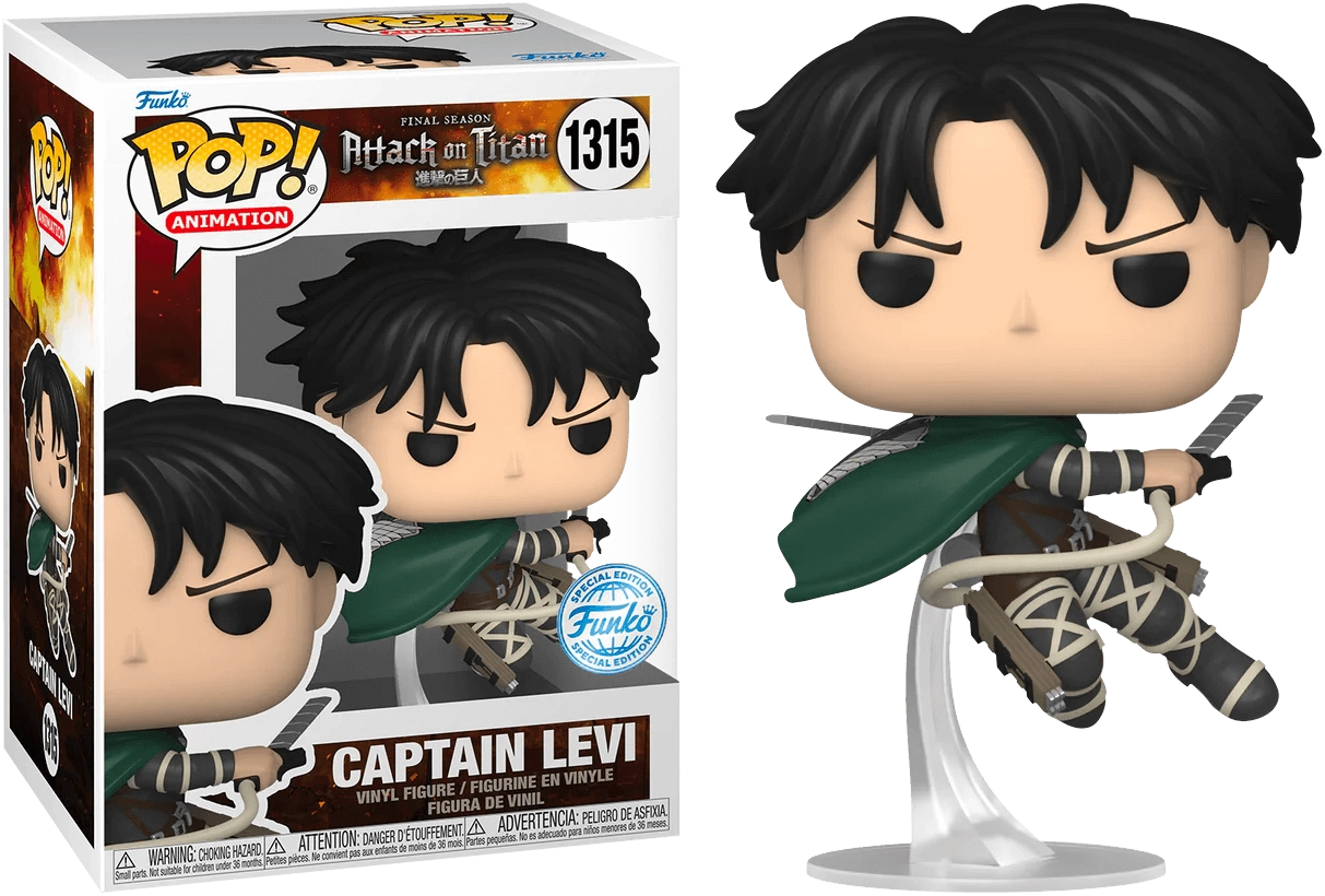 Funko Pop! Anime: Attack On Titan (AoT) - Levi Ackerman  for sale in Egypt from Games2Egypt