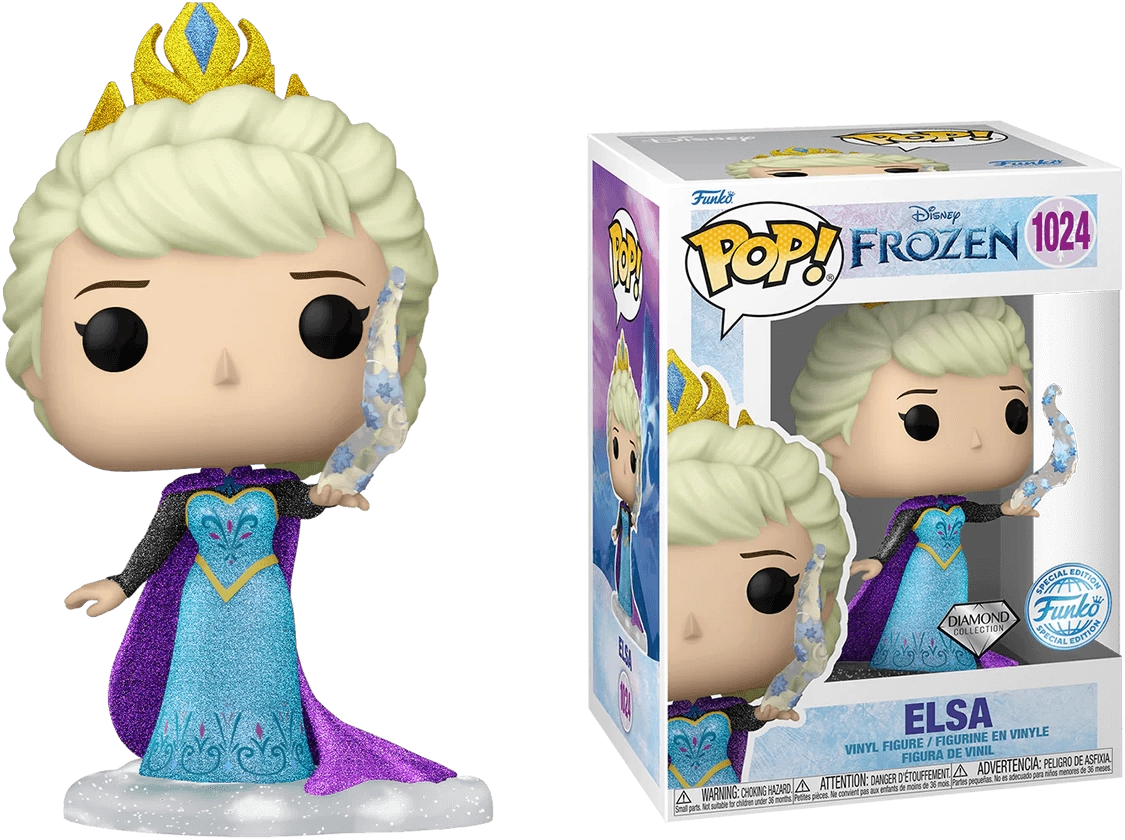 Funko Pop! Disney: Ultimate Princess - Elsa (Diamond)  for sale in Egypt from Games2Egypt