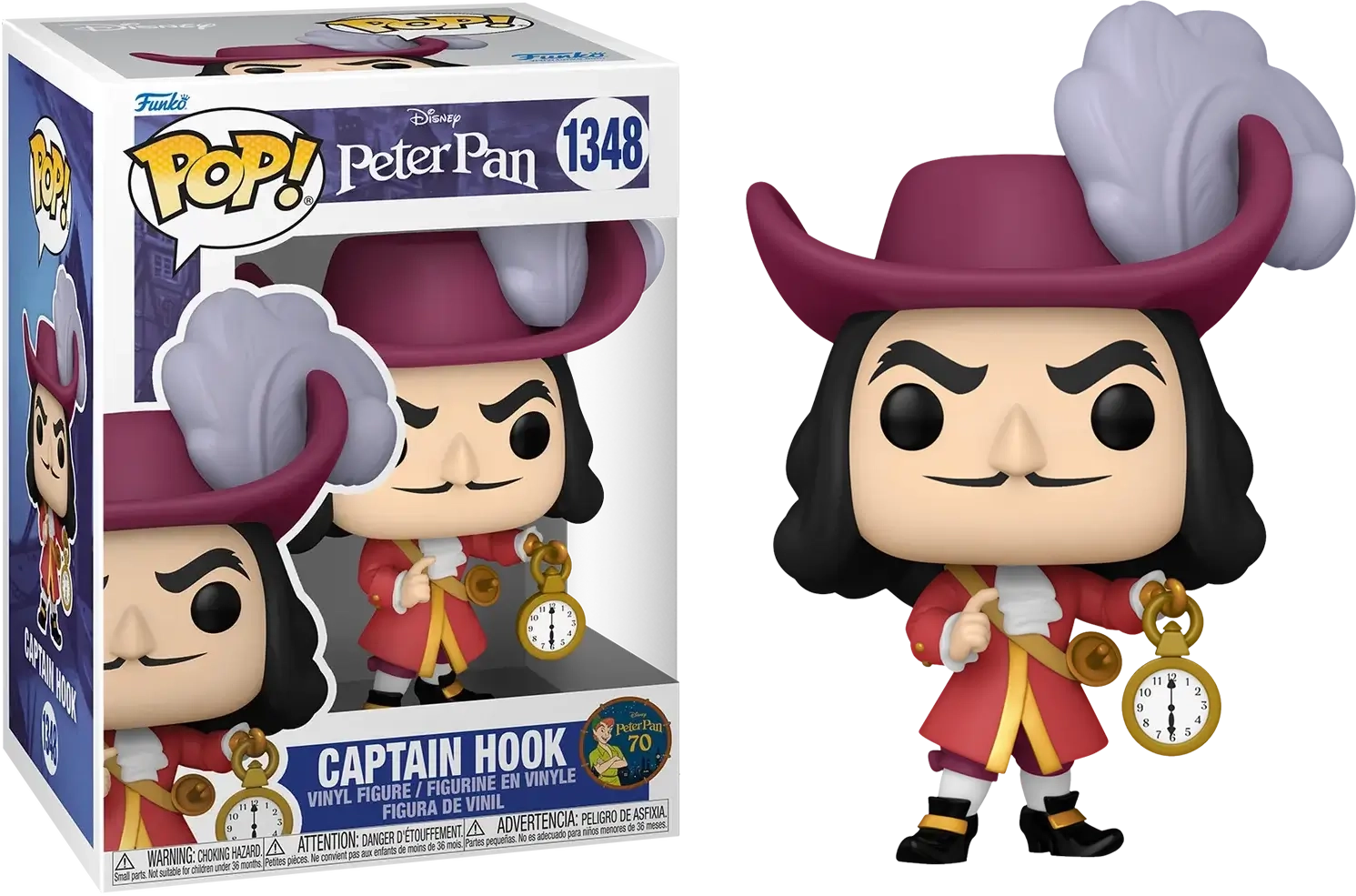 Funko Pop! Disney: Peter Pan - Captain Hook  for sale in Egypt from Games2Egypt