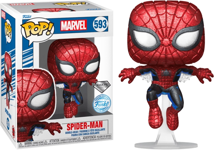 Funko Pop! Marvel - Spiderman (Diamond)  for sale in Egypt from Games2Egypt