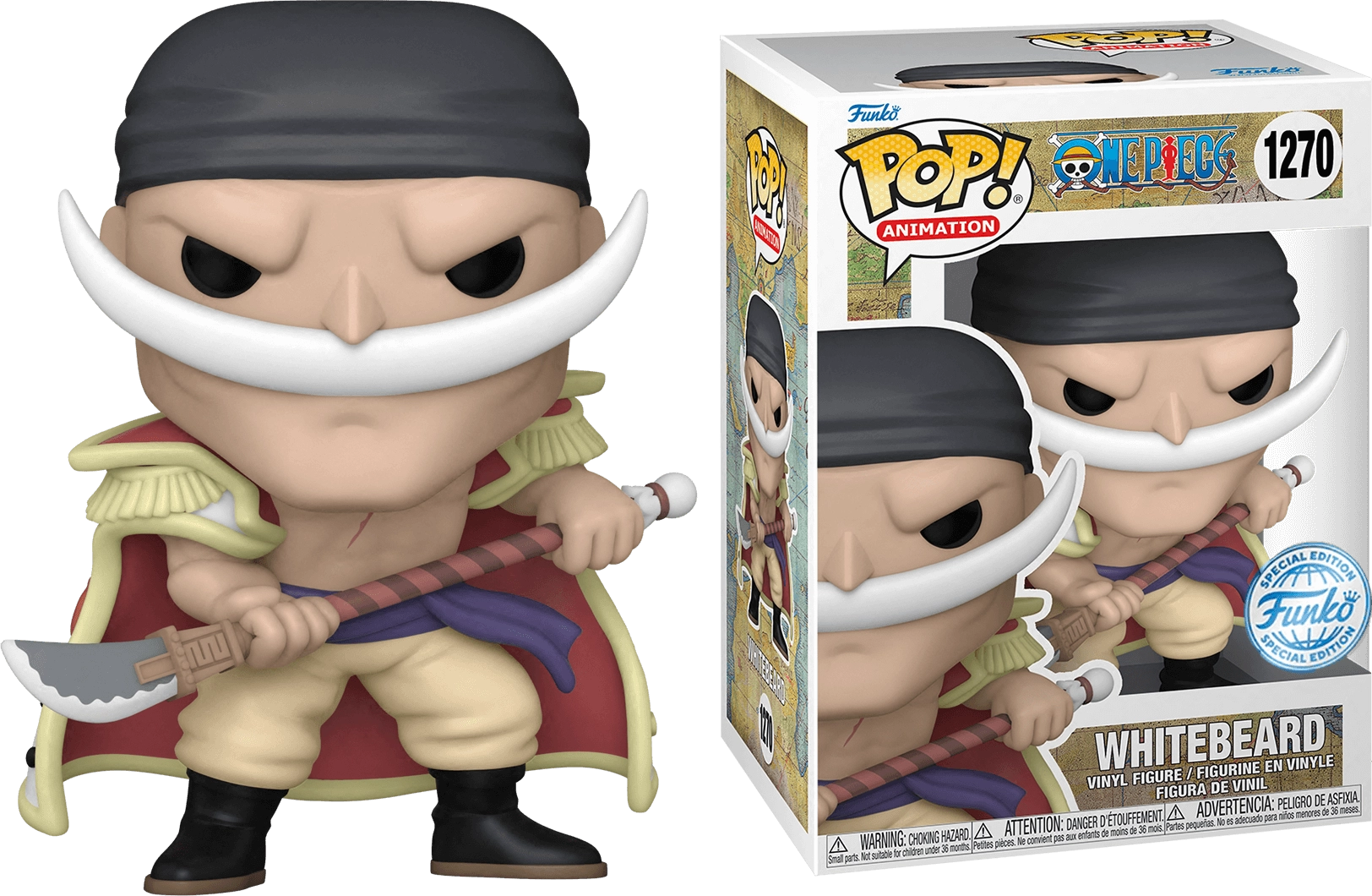 Funko Pop! Anime: One Piece - Whitebeard (Edward Newgate)  for sale in Egypt from Games2Egypt