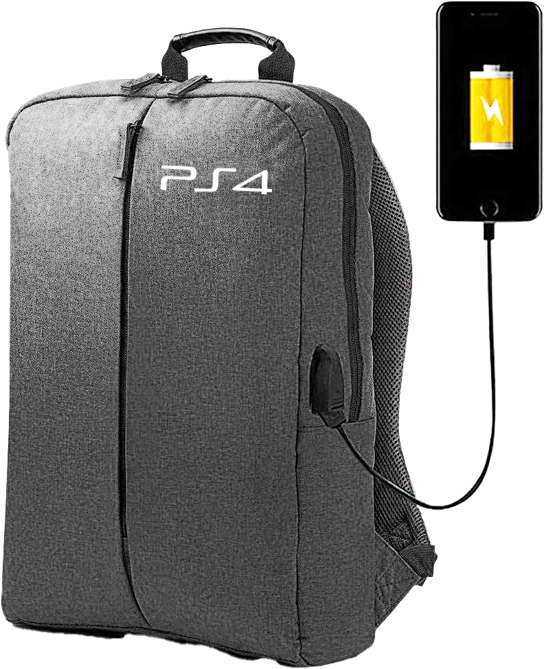 BackPack Bag For PS4 Game Console Storage - Grey  for sale in Egypt from Games2Egypt