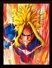 My Hero Academia: All Might 3D Anime Poster -  for sale in Egypt from Games2Egypt