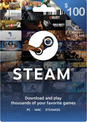 Steam Wallet Gift Card Oman 100 USD