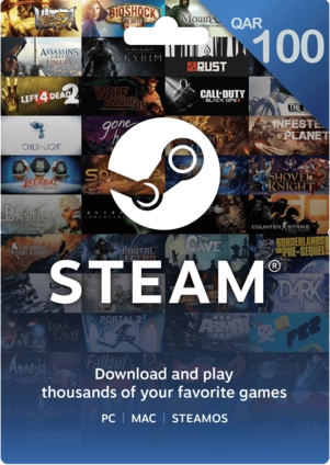 Steam Gift Card 100 QAR Steam Key - Qatar