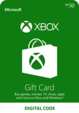 Xbox Live Gift Card 50 BRL Key BRAZIL