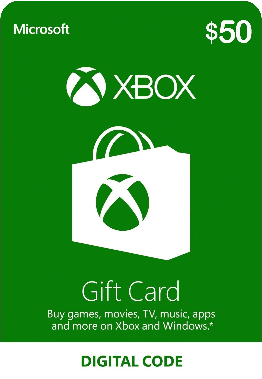 Xbox Live $50 Gift Card GCC  for sale in Egypt from Games2Egypt