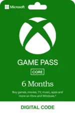 Xbox Game Pass Core 6 Months US Digital Code