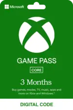 Xbox Game Pass Core 3 Months US Digital Code 
