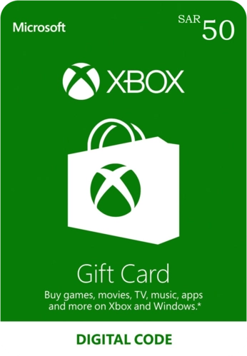 Xbox Live SAR 50 Gift Card KSA Digital Code