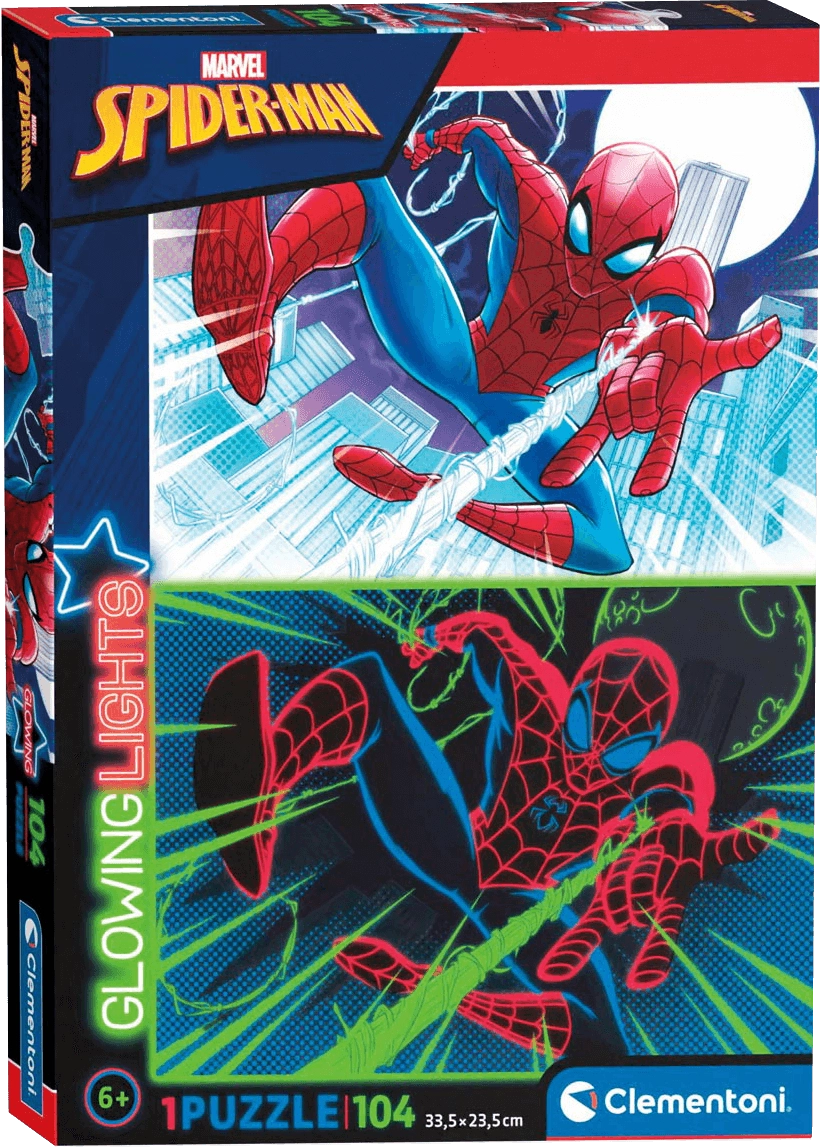 Clementoni Glowing Spider Man Puzzle (Glows in the Dark) (104pc)  for sale in Egypt from Games2Egypt