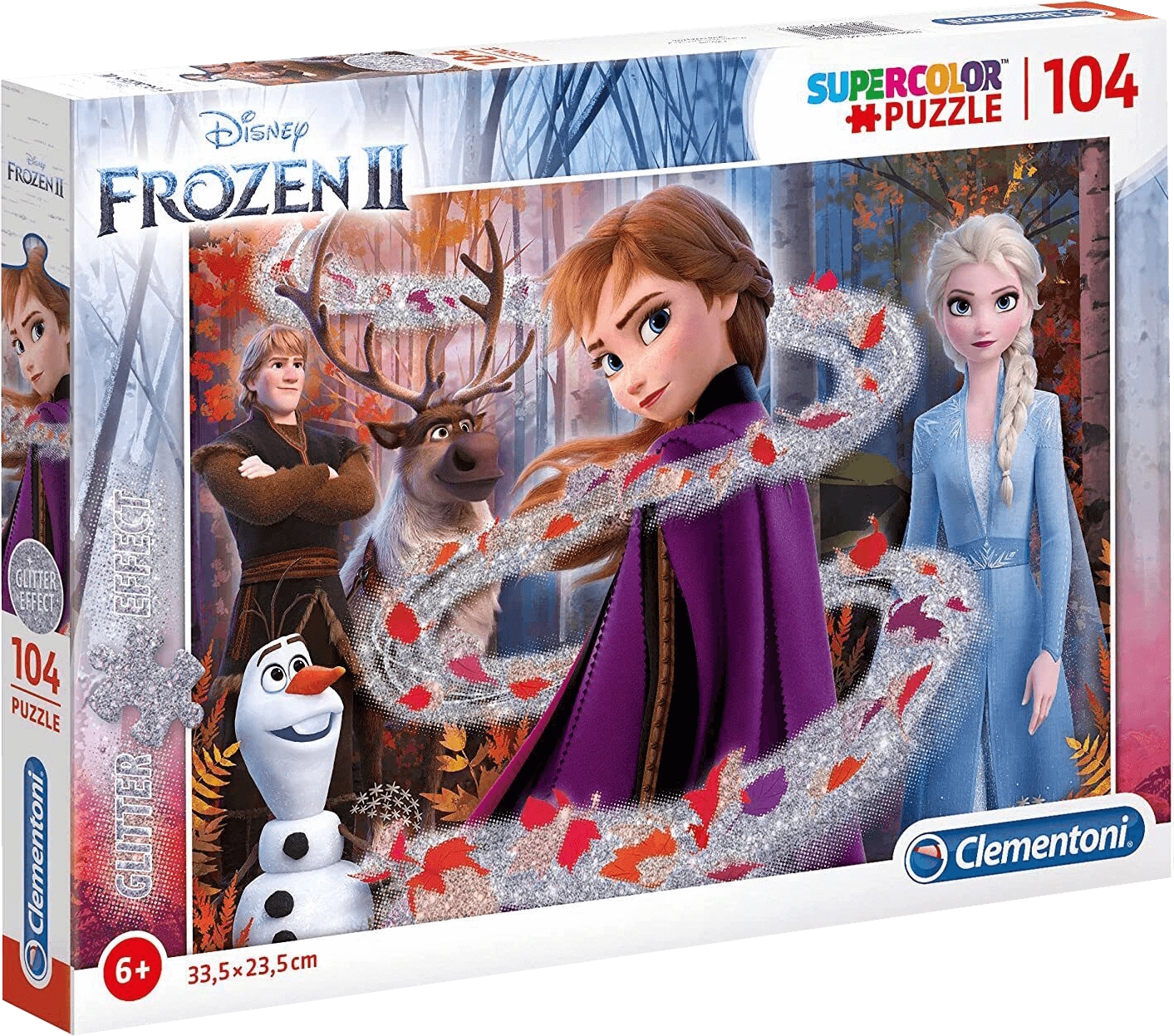 Clementoni Frozen 2 Glitter Puzzle (104pc)  for sale in Egypt from Games2Egypt