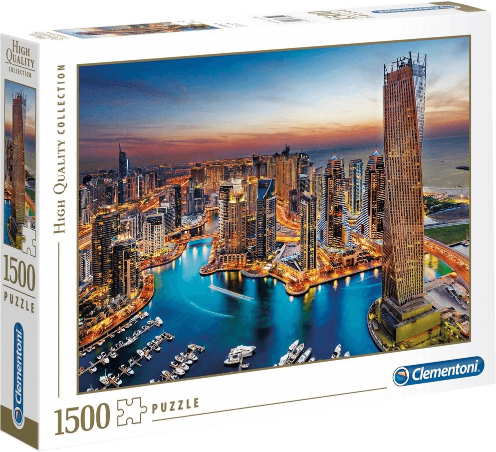 Clementoni Dubai Marina Puzzle (1500pc)  for sale in Egypt from Games2Egypt