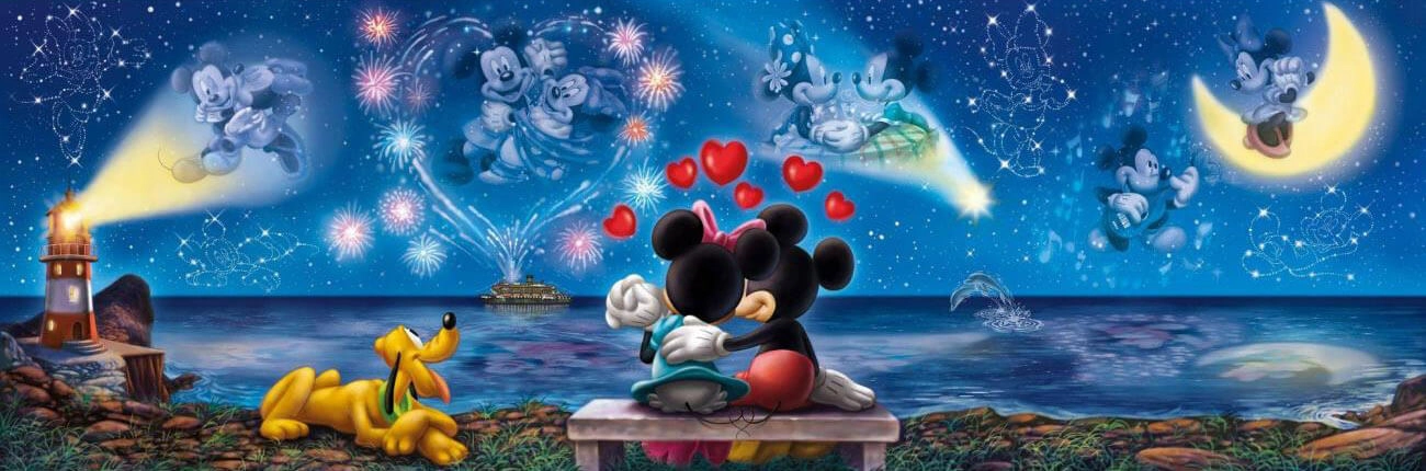 Clementoni Mickey and Minnie Puzzle (1000pc)  for sale in Egypt from Games2Egypt