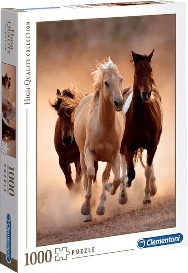 Clementoni Running Horses Puzzle (1000pc)  for sale in Egypt from Games2Egypt