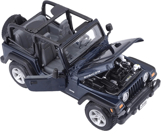 Maisto Jeep Wrangler Rubicon (1:18) - Diecast Special Edition - Navy Blue