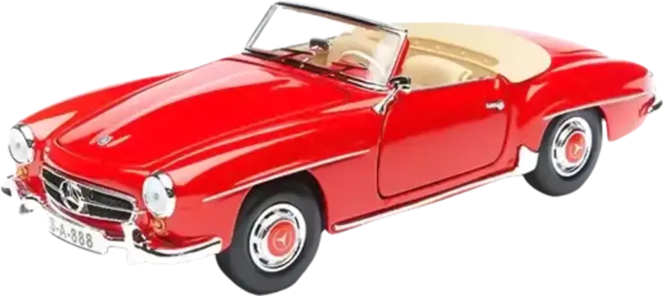 Maisto 1955 Mercedes Benz 190SL (1:18) - Diecast Special Edition - Red