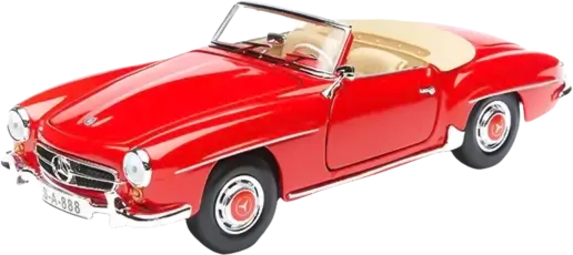 Maisto 1955 Mercedes Benz 190SL (1:18) - Diecast Special Edition - Red