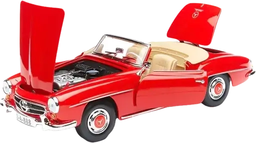 Maisto 1955 Mercedes Benz 190SL (1:18) - Diecast Special Edition - Red  for sale in Egypt from Games2Egypt