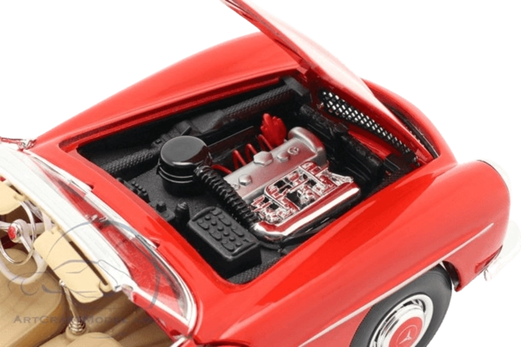 Maisto 1955 Mercedes Benz 190SL (1:18) - Diecast Special Edition - Red