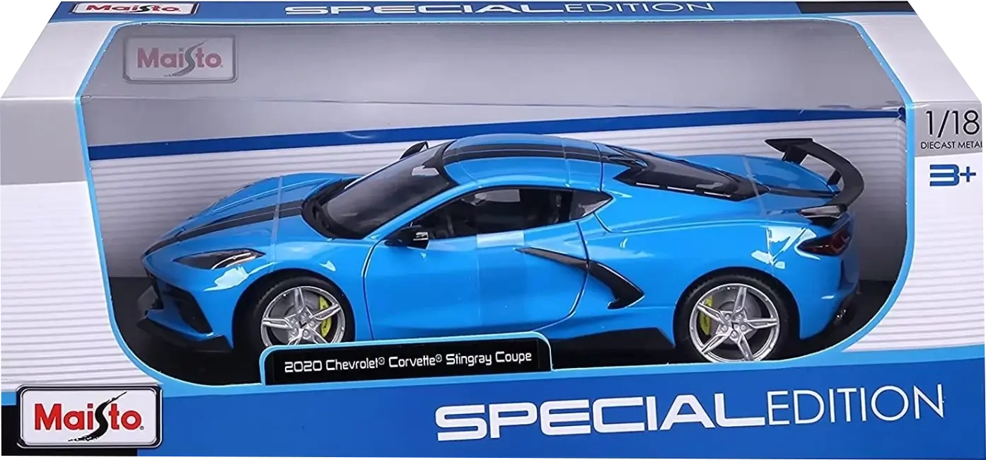 Maisto 2020 CHEVROLET CORVETTE STINGRAY (1:18) - Diecast Special Edition - Blue  for sale in Egypt from Games2Egypt