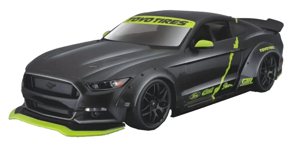 Maisto 2015 Ford Mustang GT (1:18) - Diecast Muscle Edition - Grey