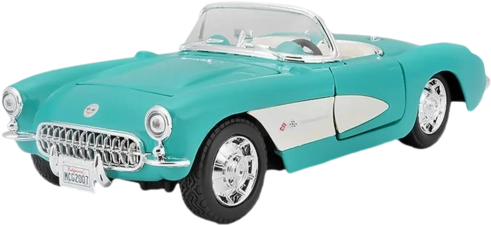 Maisto 1957 Chevrolet Corvette (1:24) - Diecast Special Edition - Tiffany Blue