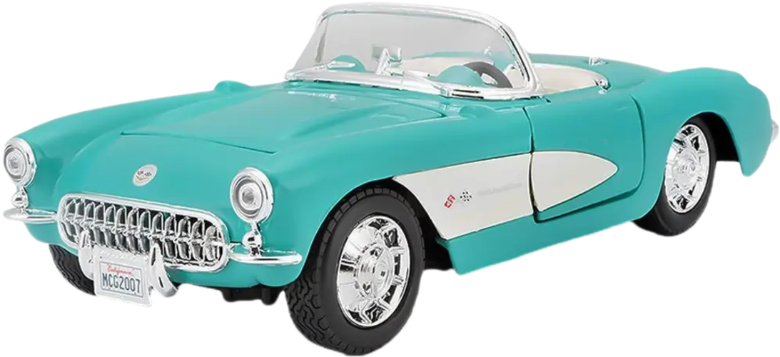 Maisto 1957 Chevrolet Corvette (1:24) - Diecast Special Edition - Tiffany Blue