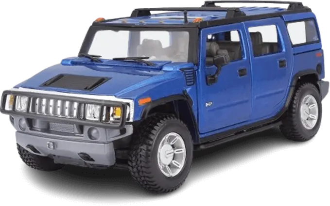 Maisto Hummer H2 (1:27) - Diecast Special Edition - Blue