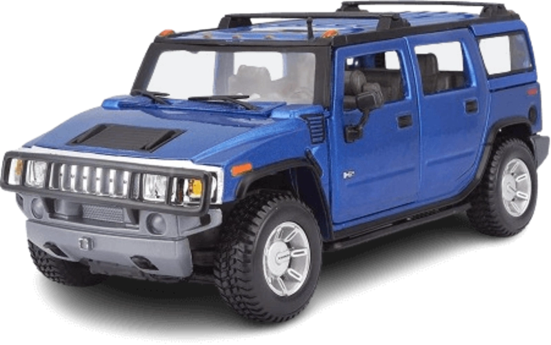 Maisto Hummer H2 (1:27) - Diecast Special Edition - Blue