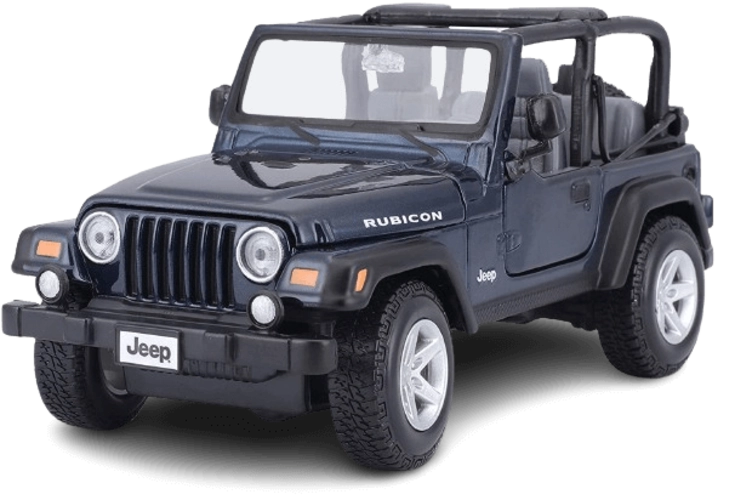 Maisto Jeep Wrangler Rubicon (1:27) - Diecast Special Edition - Black