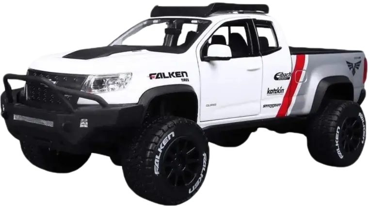 Maisto Design 2017 Chevrolet Colorado ZR2 (1:24) - Diecast Off -Road Series - White