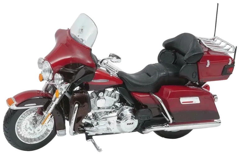 Maisto 2013 FLHTK Electra Glide Ultra Limited (1:12) - Diecast H-D Motorcycles - Red