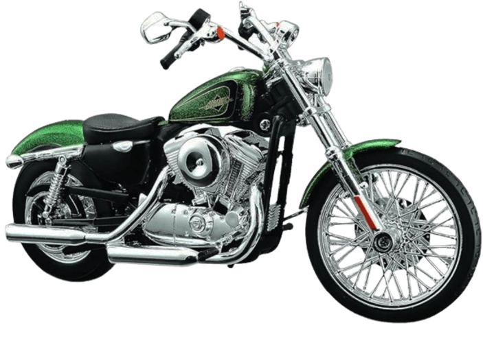 Maisto 2013 XL1200V Seventy-two (1:12) - Diecast H-D Motorcycles - Green  for sale in Egypt from Games2Egypt