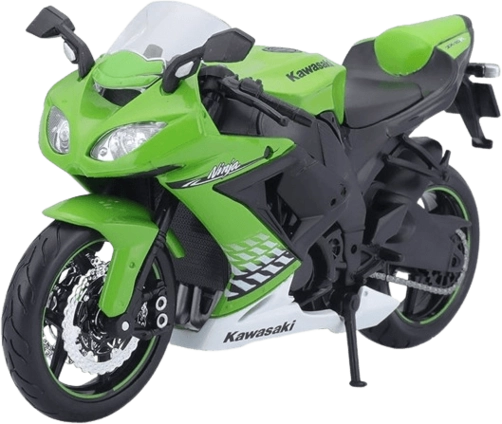 Maisto Kawasaki Ninja ZX-10R (1:12) - Diecast H-D Motorcycles - Green