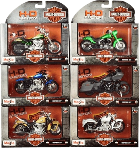 Maisto Harley-Davidson Set (1:12) - Diecast H-D Motorcycles