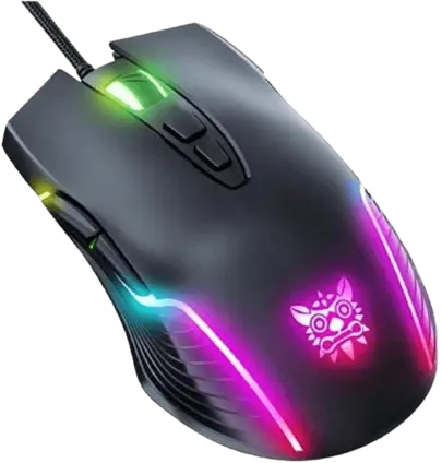 Onikuma CW905 RGB Gaming Mouse - Black