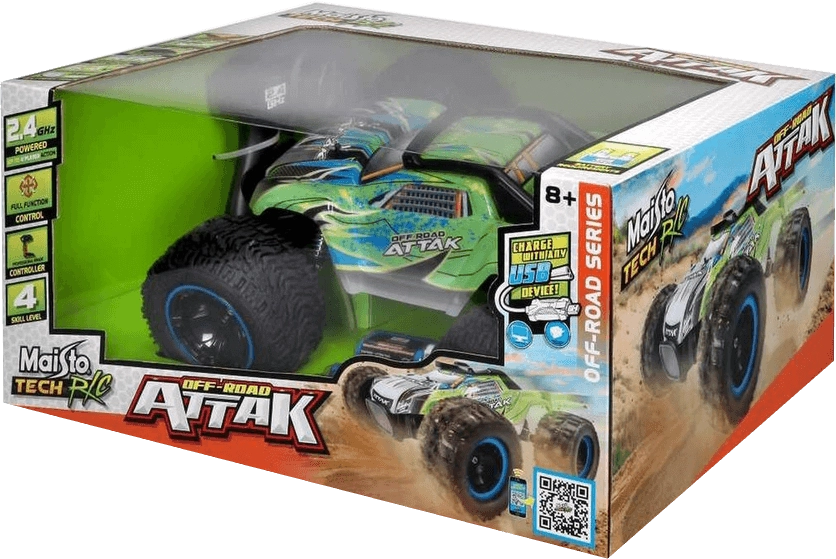 Maisto RC Off Road Attak Vehicle - Green  for sale in Egypt from Games2Egypt