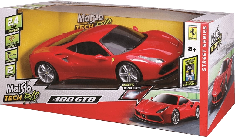 Maisto RC FERRARI 488 GTB - Red  for sale in Egypt from Games2Egypt