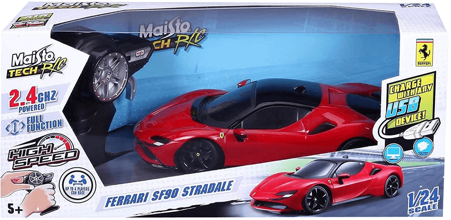 Maisto RC Premium Ferrari SF90 Stradaie - Red  for sale in Egypt from Games2Egypt