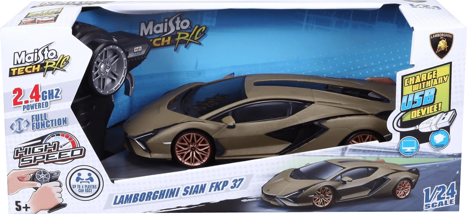 Maisto RC Premium Lamborghini Sian FKP 37 - Dark Green  for sale in Egypt from Games2Egypt