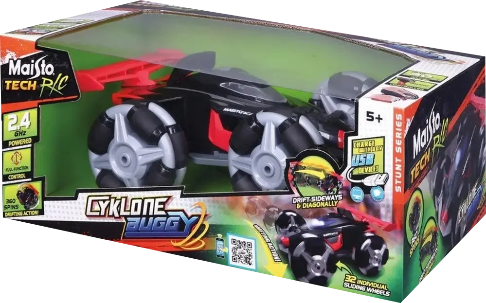 Maisto RC Cyklone Buggy Vehicle - Black  for sale in Egypt from Games2Egypt