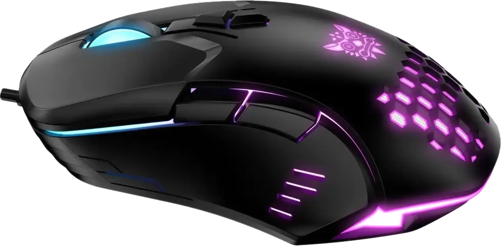 Onikuma CW902 Wired RGB Gaming Mouse - 1.5m - Black  for sale in Egypt from Games2Egypt