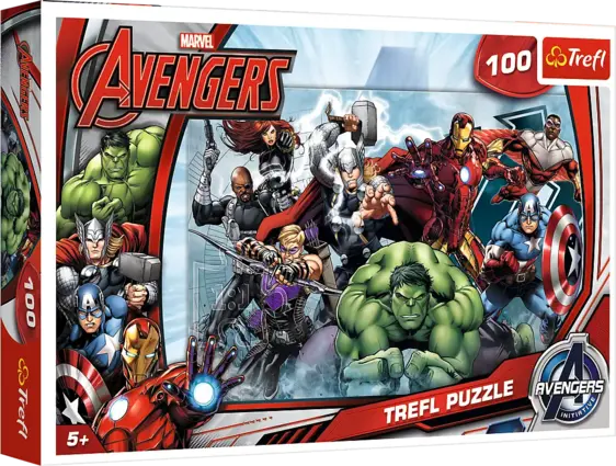 Trefl Marvel Avengers Let's Attack Puzzle - 100 Pcs