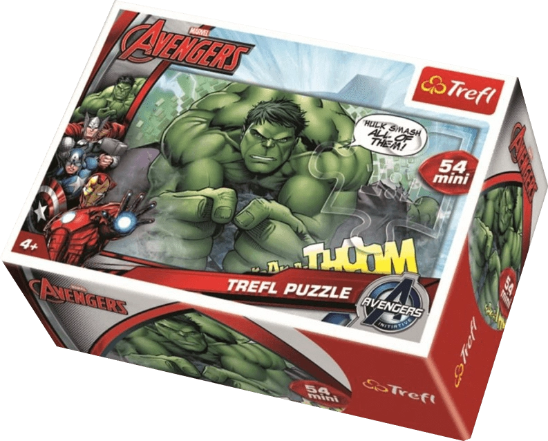 Trefl Marvel Avengers Hulk Smash All Mini Puzzle - 54 Pcs  for sale in Egypt from Games2Egypt