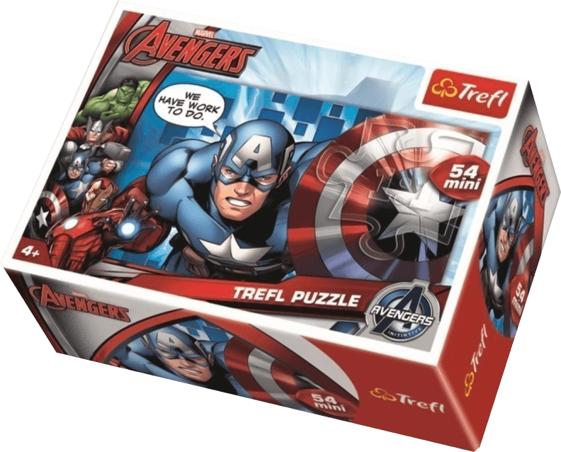 Trefl Marvel Avengers Captain America All Mini Puzzle - 54 Pcs  for sale in Egypt from Games2Egypt