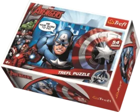 Trefl Marvel Avengers Captain America All Mini Puzzle - 54 Pcs